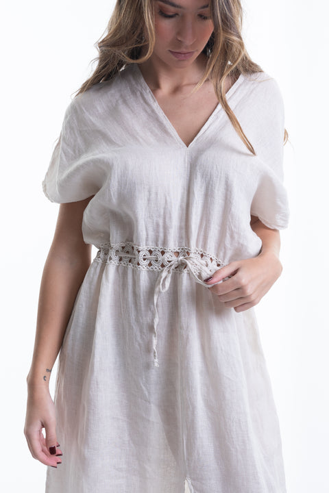 Italian Linen Summer Dress