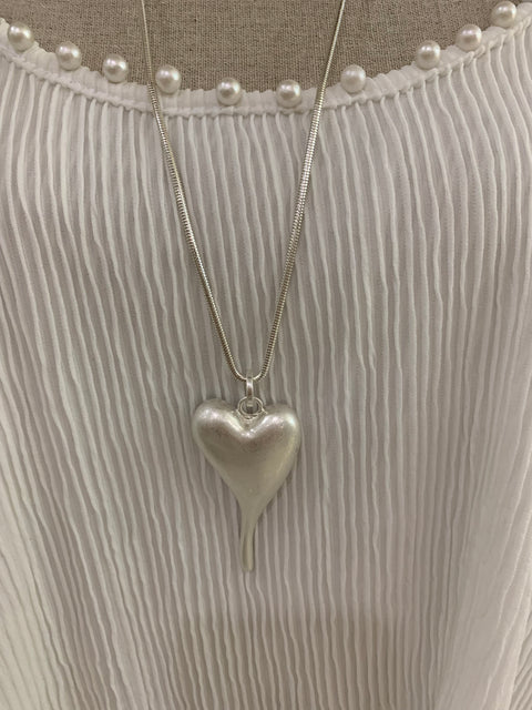 Silver Heart Necklace