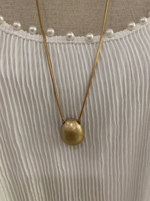 Rose Gold Pendant Necklace