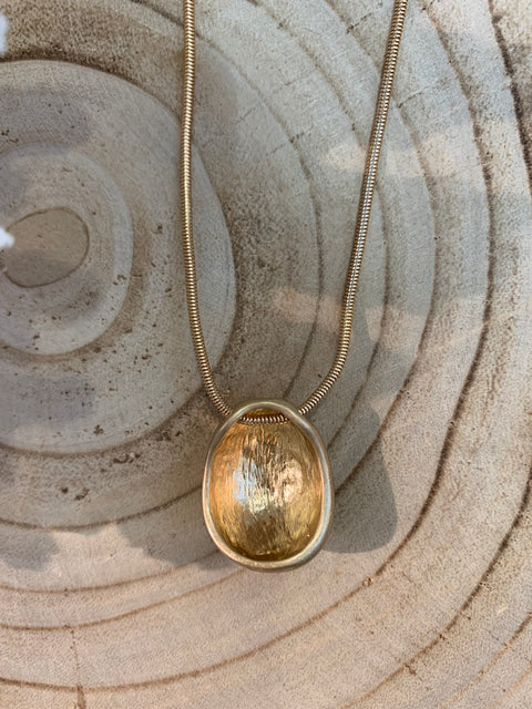 Rose Gold Pendant Necklace