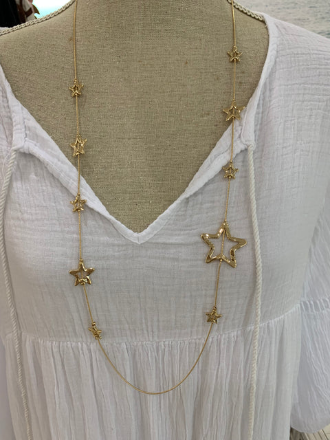 Rose Gold Star Necklace