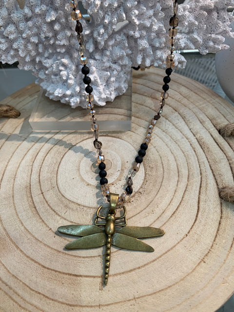 Dragonfly Pendant Necklace