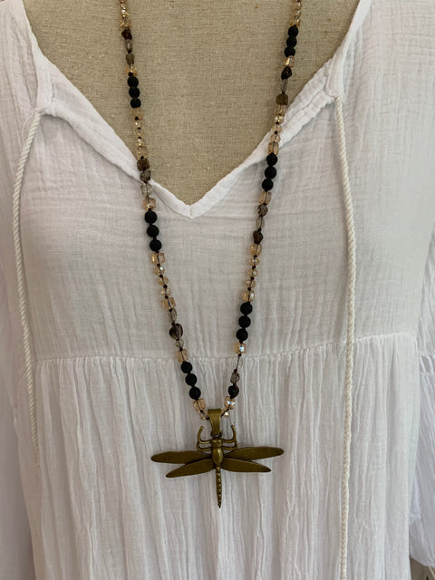 Dragonfly Pendant Necklace