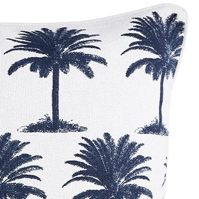 White Palm Cushion