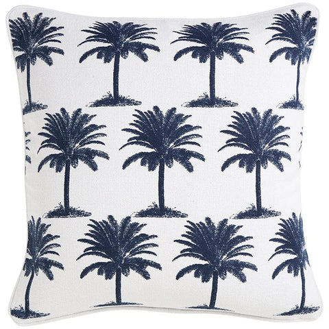White Palm Cushion