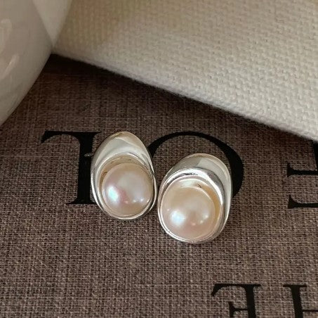 Delicate Pearl Earrings