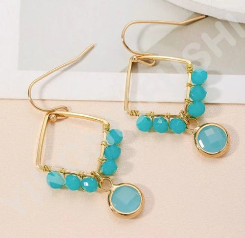 Beaded Drop Earrings