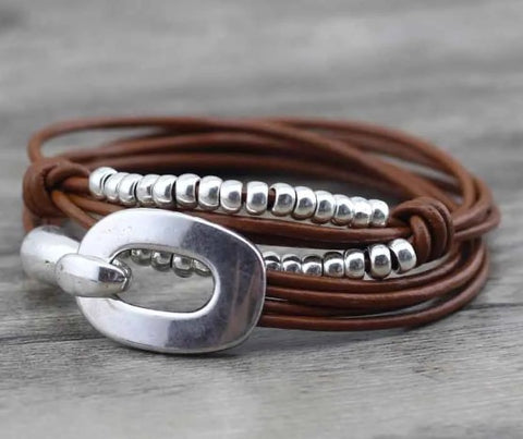 Leather Wrap Bracelet
