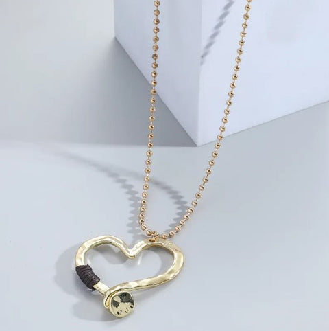 Gold Heart Necklace