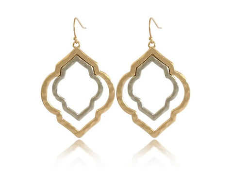 Two Tone Earrings