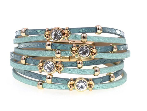 Green Magnetic Clasp Bracelet