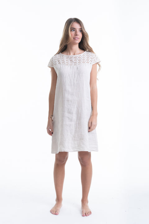 Italian Linen Shift Dress