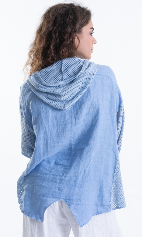 italian Linen Hoody