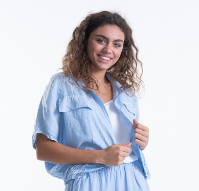 Italian Linen Crop Jacket