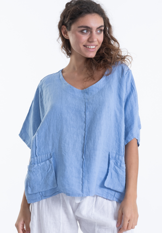 Italian Linen Top