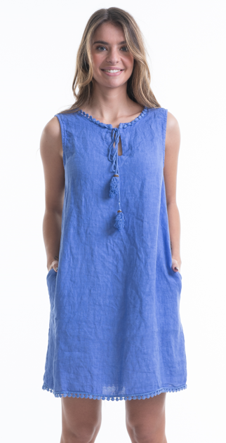 Italian Linen Shift Dress