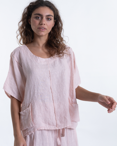 Italian Linen Top