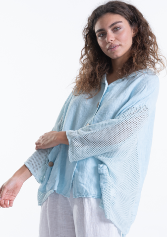 italian Linen Hoody