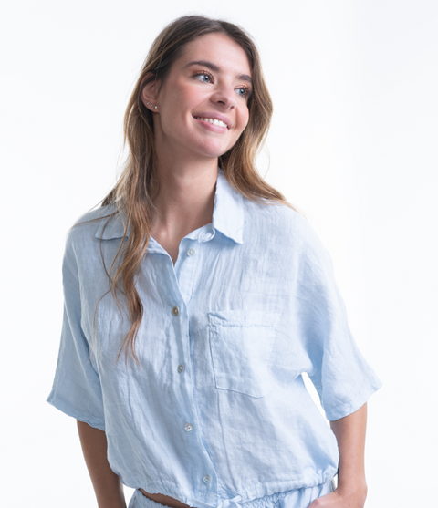 Italian Linen Blouse