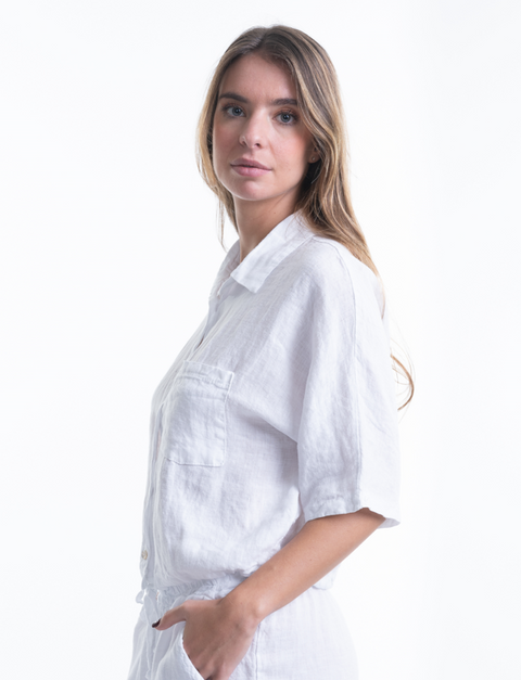 Italian Linen Blouse