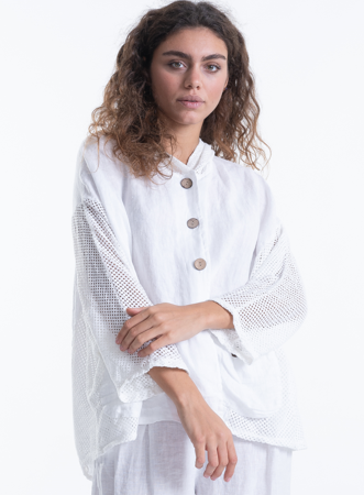 italian Linen Hoody