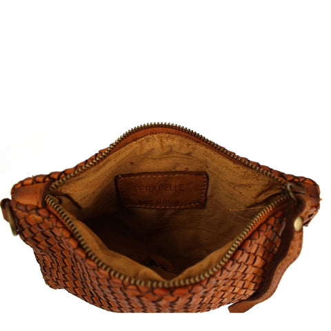 Vintage Italian Leather Crossbody Bag