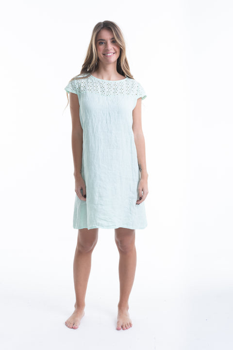Italian Linen Shift Dress
