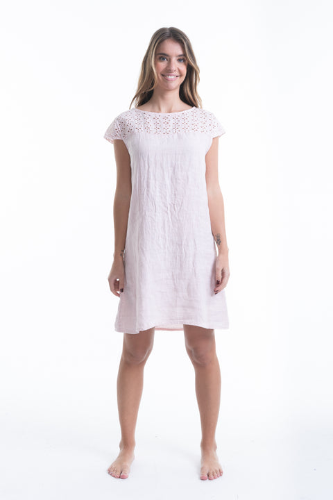 Italian Linen Shift Dress