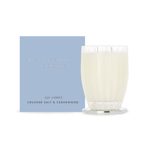 Crushed Salt & Cedarwood Candle