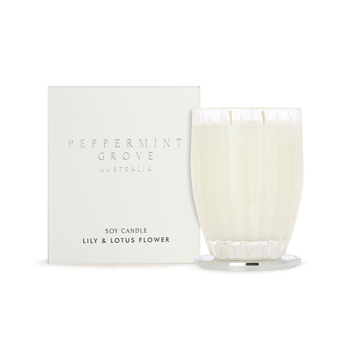 Lily & Lotus Flower Candle