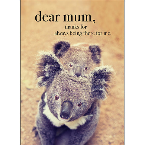 Dear Mum Greeting Card