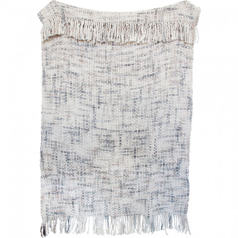 Chunky Blue/Grey Throw