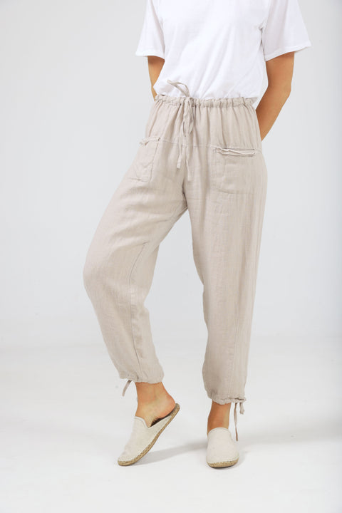 Natural Linen Pants