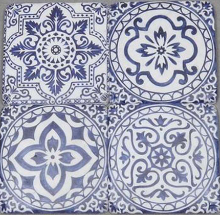 Set of 4 Mediterranean Coasters