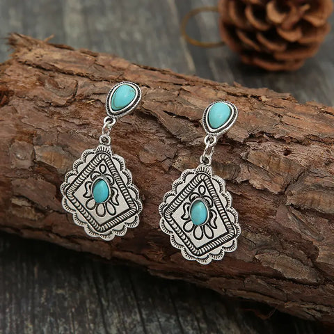 Turquoise Drop Earrings