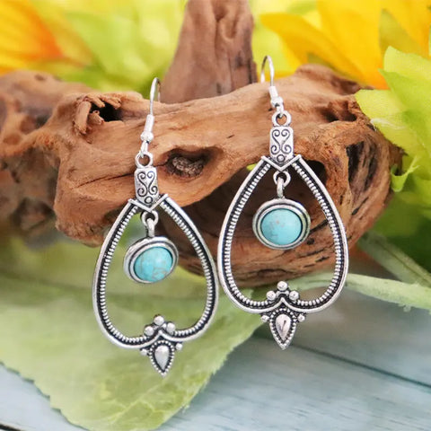 Boho Turquoise Earrings