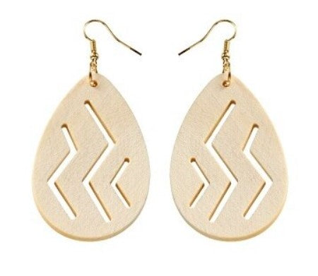 Natural Wooden Earrings