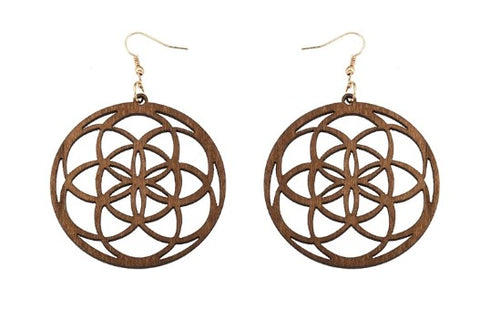 Natural Mandala Earrings