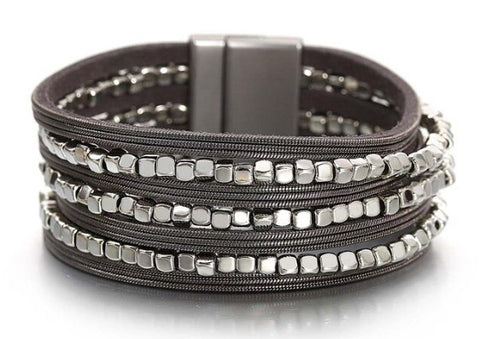 Charcoal Magnetic Bracelet
