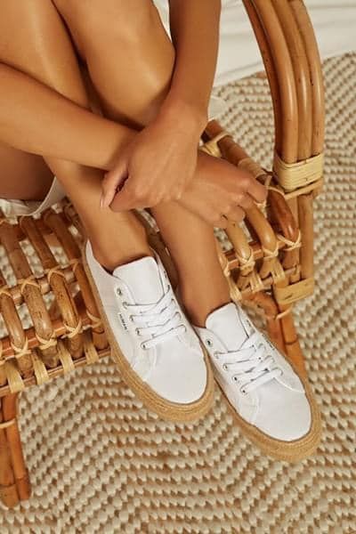 White Canvas Sneaker