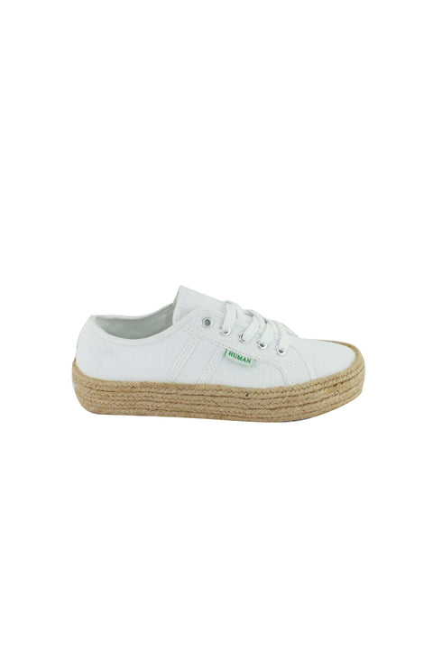 White Canvas Sneaker