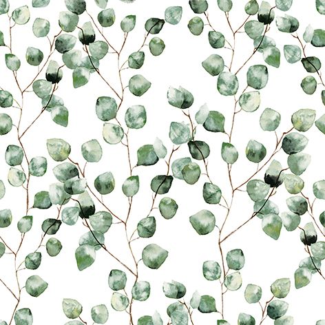 Delicate Leaf Paper Napkins