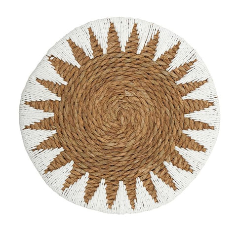 Natural/White Zulu Placemat