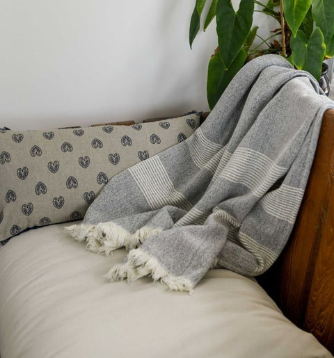 Navy Motif Design Cushion