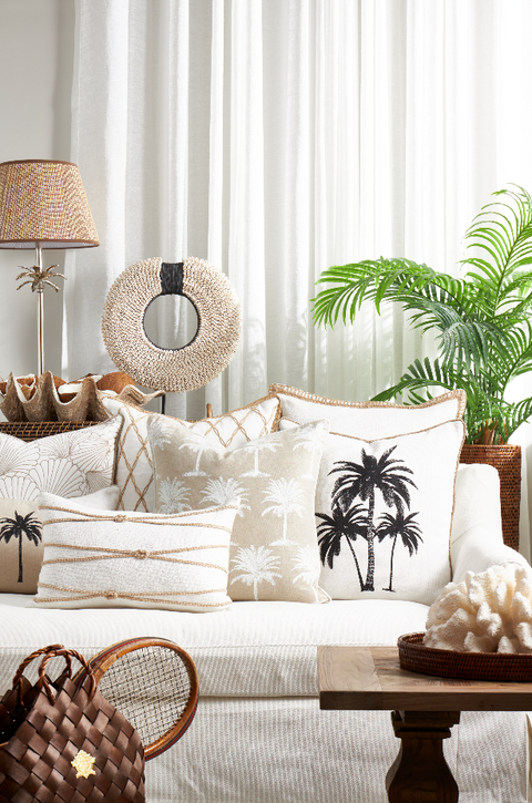 Bahama Palm Cushion